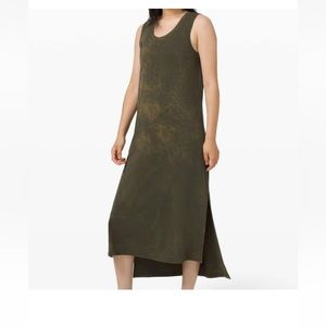 Lululemon All Yours Maxi Tank Top Dress Sz 12 Like New